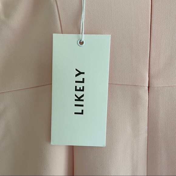 NEW Likely Bartolli Off Shoulder Pink Gown Dress - Picture 8 of 9